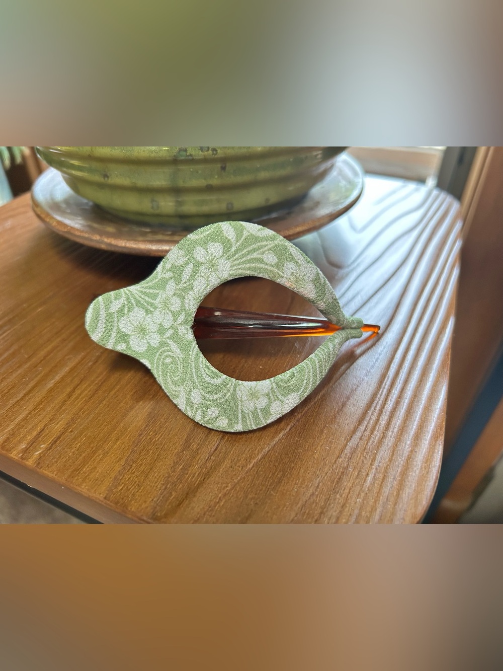 Large Kimono Fabric Hair Clip